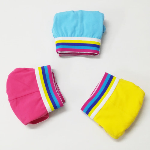 家将潮流纯棉男士三角内裤彩虹带