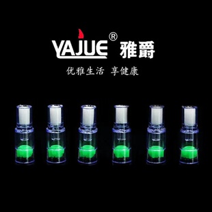 雅爵一次性过滤棉芯8mm烟嘴焦油过滤芯100支装通用型红木烟具配件