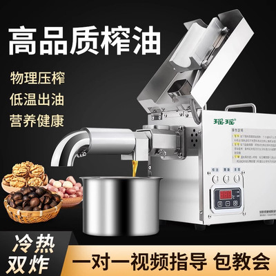 Smart Oil Press Commercial Полностью автоматическая горячая и холодная двойная масляная фритю