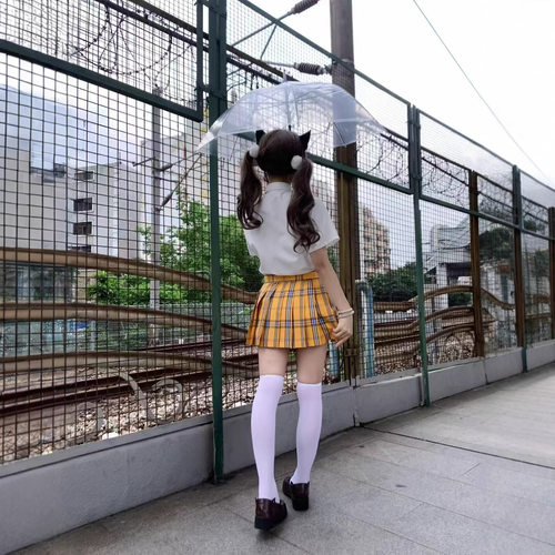 新款原创正版日系JK制服百褶裙学院风高腰现货百搭日系