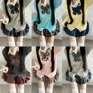 2024秋冬新款针织开衫毛衣初秋穿搭jk制服外套正版小个子百搭原创