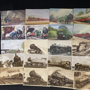 珍藏老明信片 蒸汽时代 复古火车系列 自选 欧洲早期