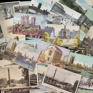 原版 伦敦复古建筑专题 珍藏老明信片 欧洲早期