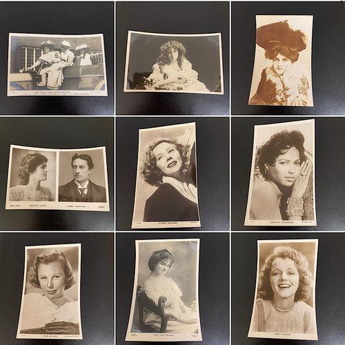 2 欧洲 早期 美女 明星 影视演员 舞台剧演员 原版明信片自选