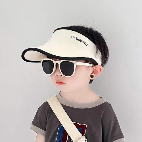 夏季儿童空顶帽男童防晒帽