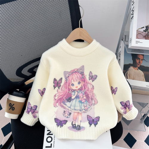 女童毛衣秋冬款2025新款