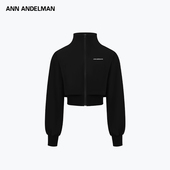 ANDELMAN秋季 新款 假两件休闲运动开衫 设计师ANN 夹克短款 外套女