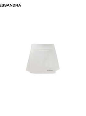 设计师 LE ALESSANDRA 基础百搭经典半身LOGO裙裤