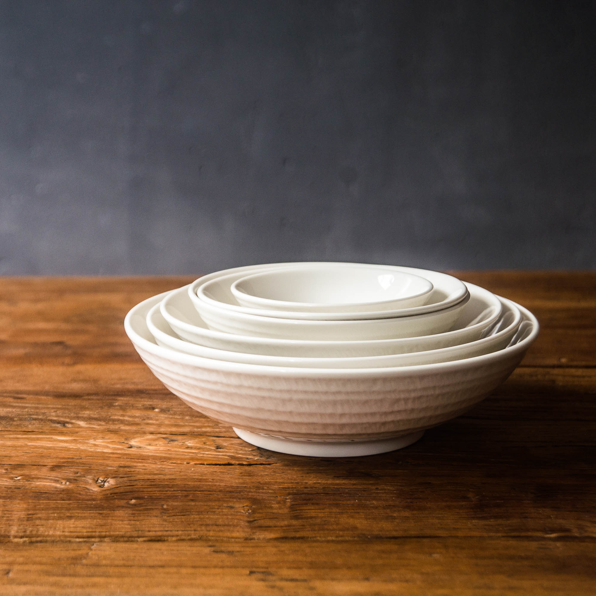 LZ陆家新骨瓷建白釉日式斗笠碗