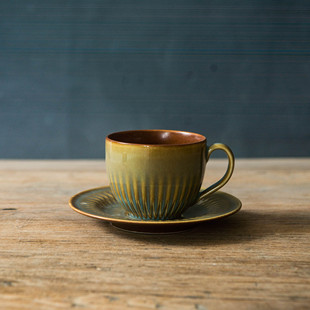 陆升Luzerne正品Cottage系列300ml咖啡杯窑变陶瓷下午茶杯水杯