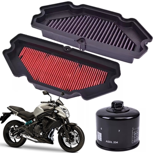 摩托车配件适用于川崎忍者NINJA650R空滤ER6N ER6F空气滤芯滤清器