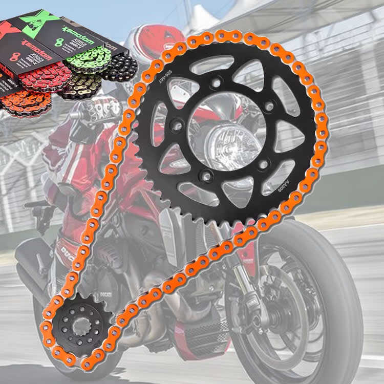 摩托车配件大小飞520油封链条