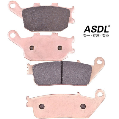 适用本田黄蜂CB600 CBF1000 CBR600F前后碟刹片铜基陶瓷刹车片皮