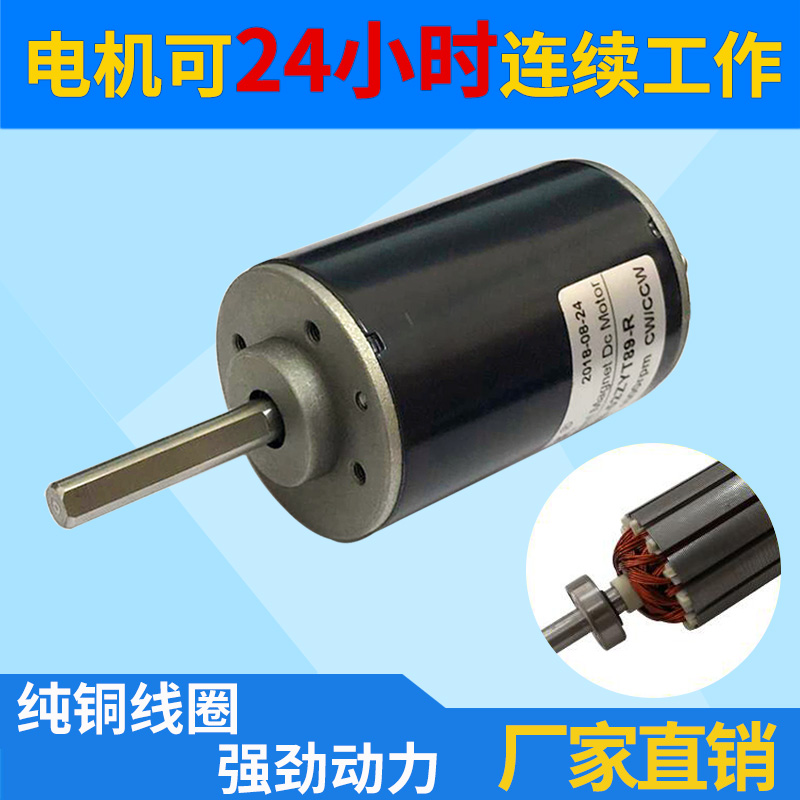 30W小型高速静音直流电机可调速