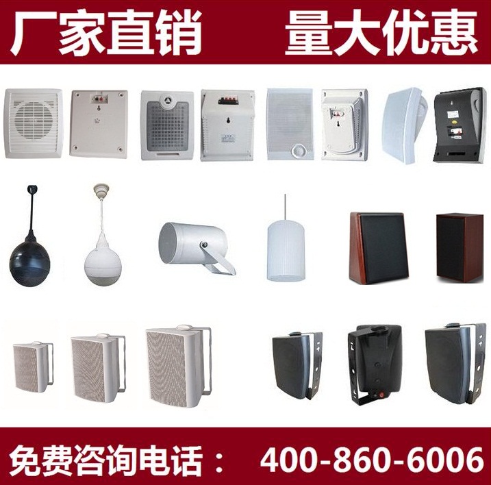 挂壁音响 学校校园教室多媒体音箱 天花吊顶吊球喇叭背景音乐广播