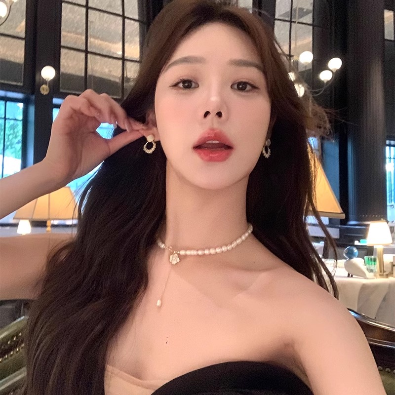 S925纯银方糖猫眼石菱形珍珠耳饰