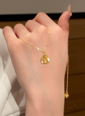 S925纯银碎碎冰莫比乌斯环项链