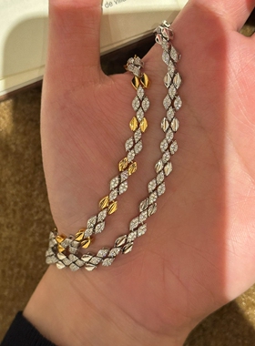 菱形仿排钻手链女款2026新款时尚