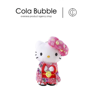 浅草限定樱花和服凯蒂猫kt猫公仔玩偶毛绒挂件 日本hellokitty正版