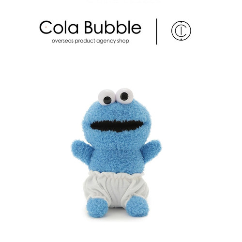 sesamestreet日本正版甜饼怪公仔