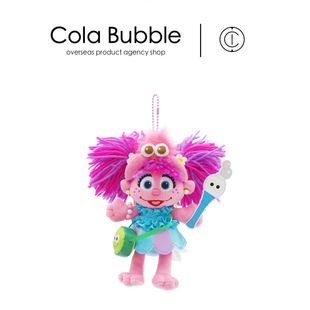 日本usj环球影城芝麻街小女孩abby艾比公仔玩偶毛绒包包挂件挂饰