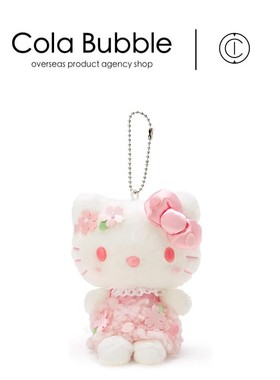 日本三丽鸥樱花hellokitty凯蒂猫kt猫公仔玩偶毛绒包包挂件小挂饰