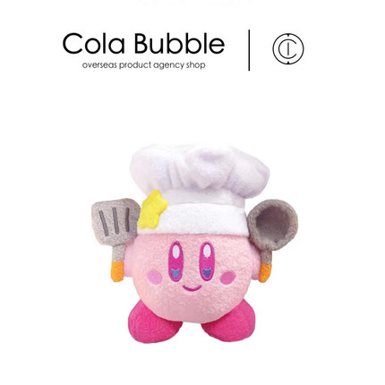 日本kirby周边正版muteki厨师星之卡比公仔玩偶娃娃毛绒玩具礼物