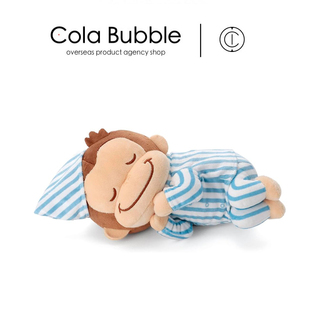 日本takaratomy正版好奇的乔治公仔睡颜乔治猴子玩偶娃娃毛绒玩具