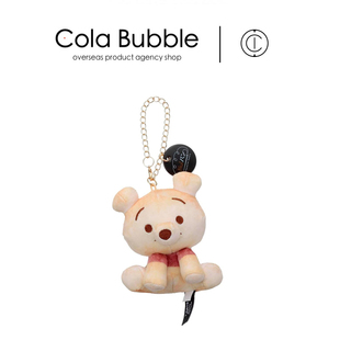 日本东京迪士尼正版烘焙维尼熊小熊维尼噗噗公仔玩偶毛绒包包挂件