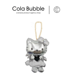 日本hellokitty正版灰色天使凯蒂猫kt猫公仔玩偶毛绒包挂件小挂饰