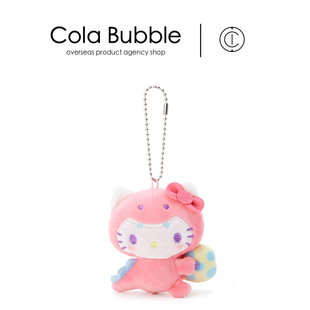 日本三丽鸥正版 恐龙hellokitty凯蒂猫kt猫公仔毛绒包包挂件小挂饰