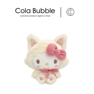 日本代购hellokitty正版软萌猫咪凯蒂猫哈喽kt猫毛绒公仔玩偶娃娃