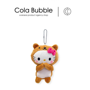 水獭凯蒂猫哈喽kt猫公仔玩偶毛绒书包挂件 日本hellokitty正版