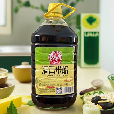 酿造食醋4.45L清香米醋巧媳妇