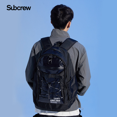 Subcrew潮牌大容量机能双肩包