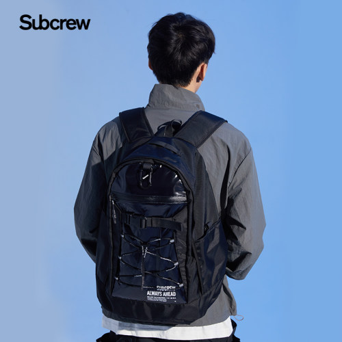 Subcrew潮牌大容量机能双肩包