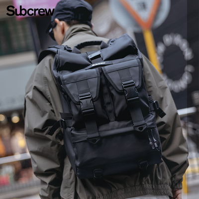 Subcrew机能旅行通勤双肩背包