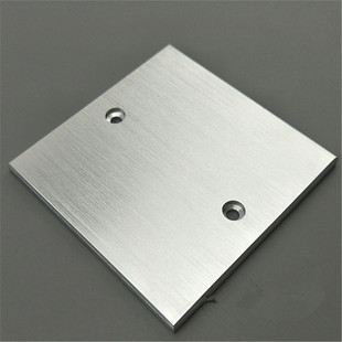 耐高温金属白板 铝合金 暗盒盖板 墙插86型 86底盒挡板 无孔面板