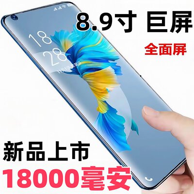8.9寸大屏手机18000mAh大电池天玑9400芯5G炒股电竞中老年备用机