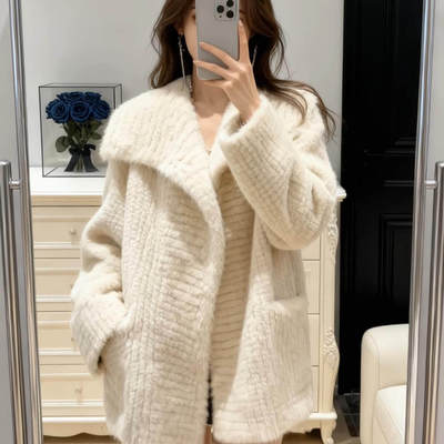 今年流行爆款仿水貂毛衣