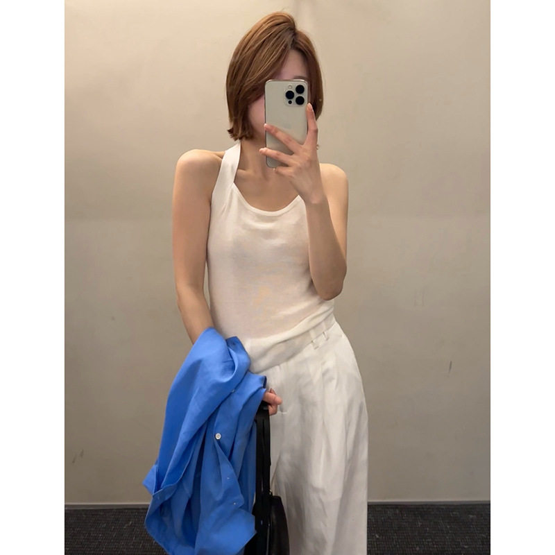 夏季新款韩系简约港味内搭外穿