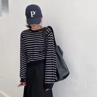 薄款棉质女士韩版长袖