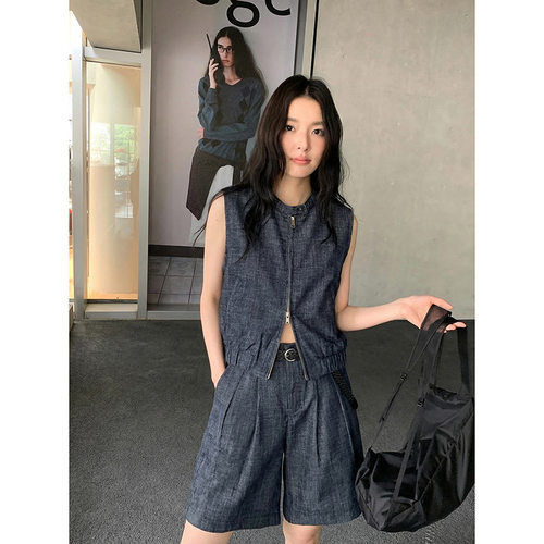 坎肩叠穿上衣女2026夏季新款
