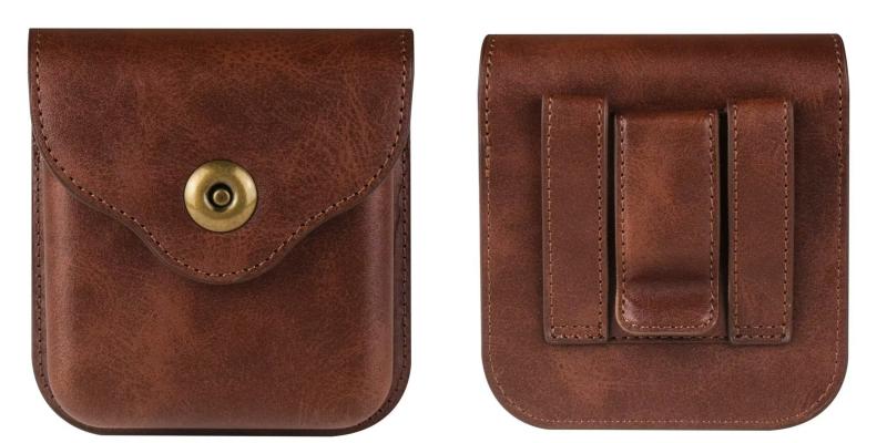 人造皮革中国男士皮带腰包