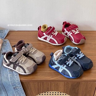 儿童鞋子阿甘鞋秋冬款男童运动鞋透气软底女童休闲德训鞋复古百搭