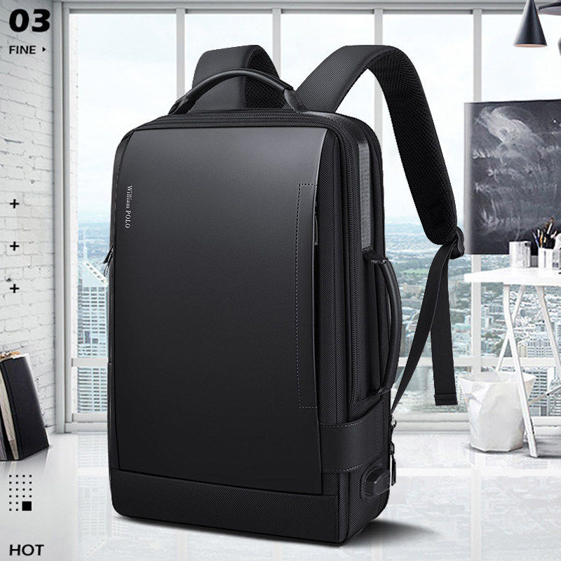 亏本清仓真皮英皇保罗双肩包男电脑背包男通勤上班时尚轻薄出差大