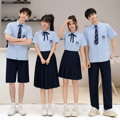 新品朗诵演出服毕业班服套装