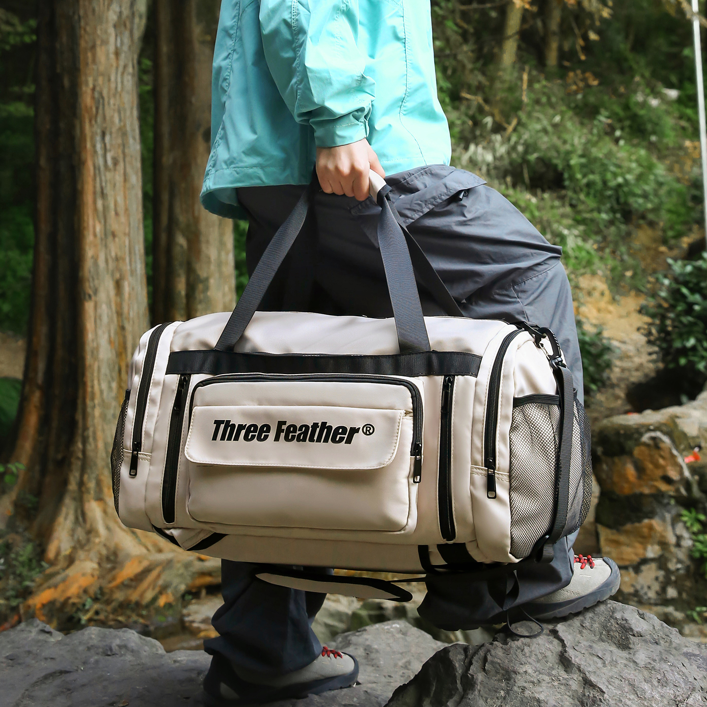 短途旅行包干湿分离健身包