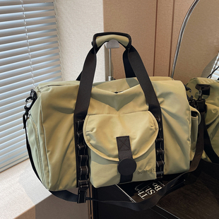 大容量短途旅行包男款手提包运动健身包休闲行李包收纳袋登机包女