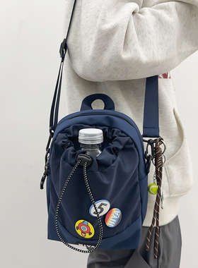 户外轻便防泼水手机包潮斜挎包男水壶包遛娃单肩包骑行登山小挎包